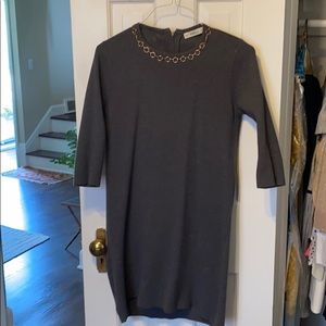 Zara Gray Knit Dress
